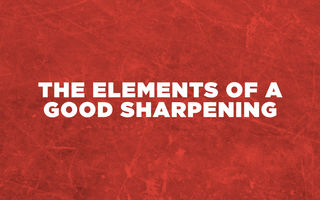 Sharpening 101 - Elements Of A Good Skate Sharpening