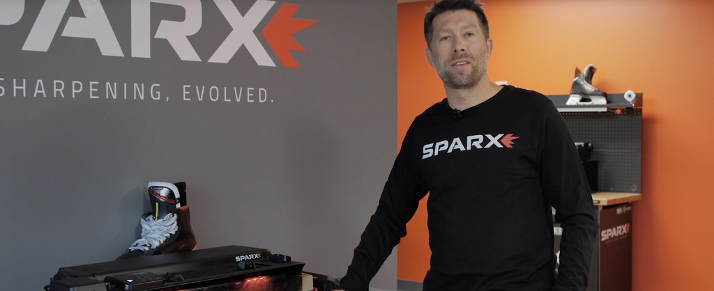 The Edge with Founder/CEO Russ Layton - How Russ Sharpens With The Sparx Skate Sharpener