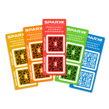 Sparx Hockey App QR Code Stickers