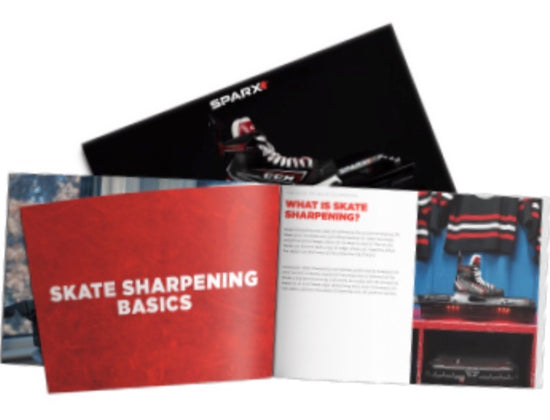 WE WROTE THE BOOK ON SKATE SHARPENING. <strong>LITERALLY</strong>