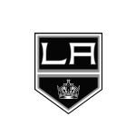 Black and White LA Kings Logo