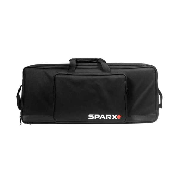 Sparx soft travel case on white background 